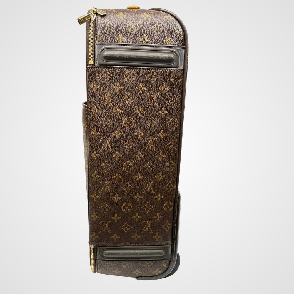 Louis Vuitton Pegase 60 Monogram Canvas Rolling Suitcase Brown Luggage M23250 - Picture 2 of 11